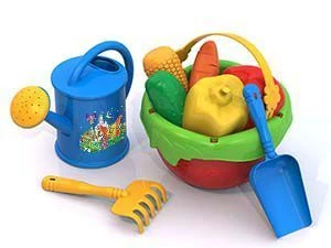 Gardening Tool Set with Vegetables and Basket - Ogorodnik