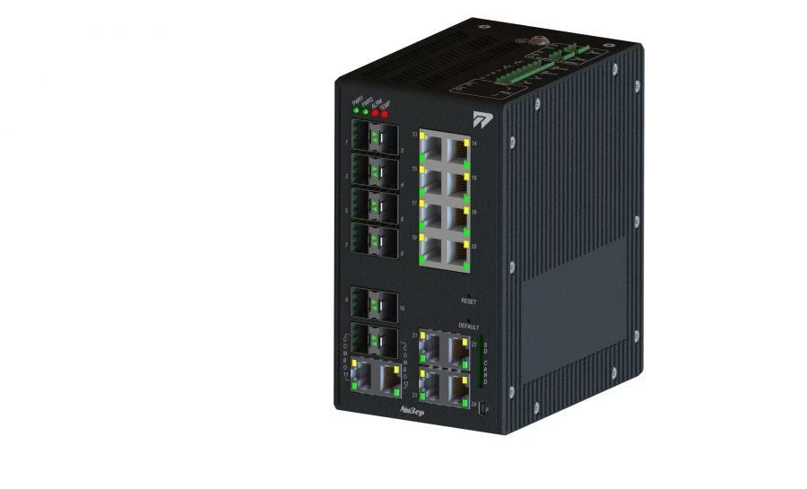 مفتاح إيثرنت صناعي لشبكات نقل البيانات - إنزر-2420GEF