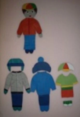 Educational Teaching Aid for Children: Boy and Girl