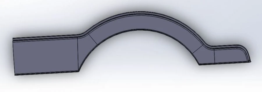 Rear Cover made of Polyester Fiberglass - 5299-401-8119020