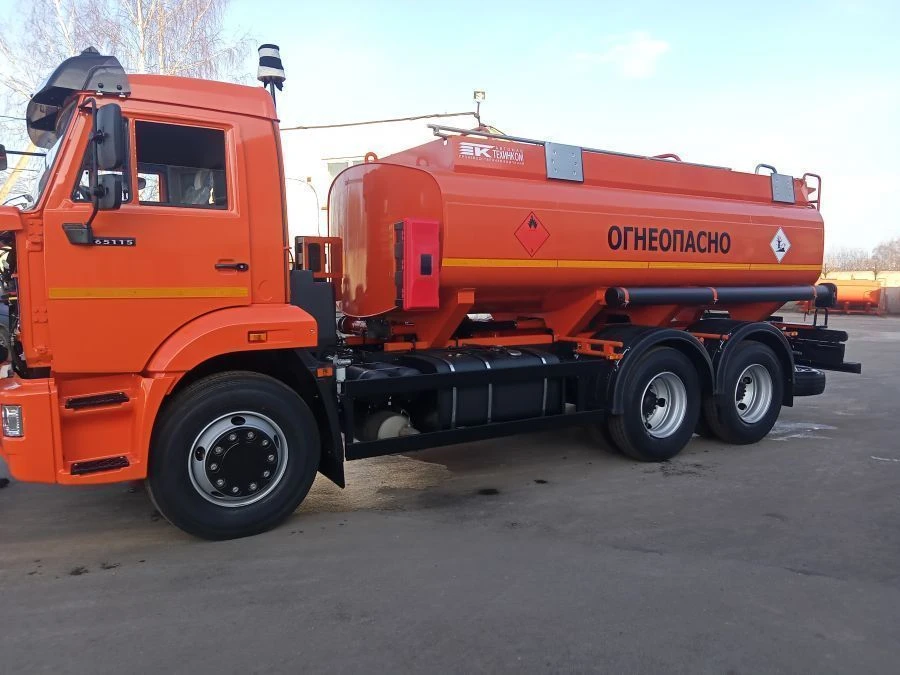 Fuel Tanker Truck AC-12, Model TK364010 (Modification 4693B7) on KAMAZ Chassis