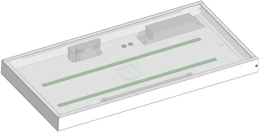 Econex Office E 595x295 15 CRI90 EM LED Lighting Fixture