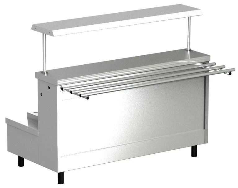 دافئ الطعام لطبق واحد MT1-1 1500x800x870مم