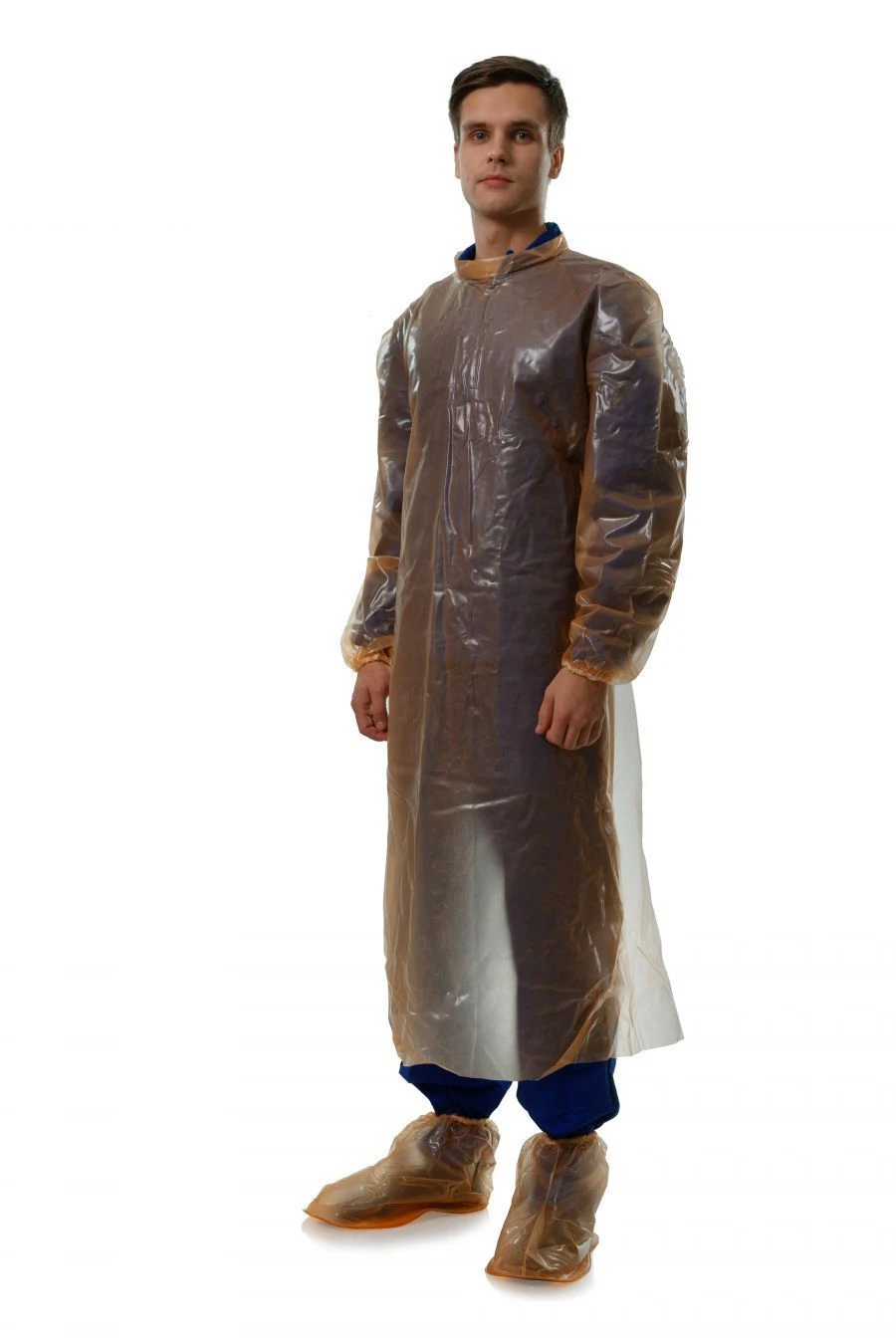 Protective Plastic Clothing for Radioactive Substance Protection: Half-Gown