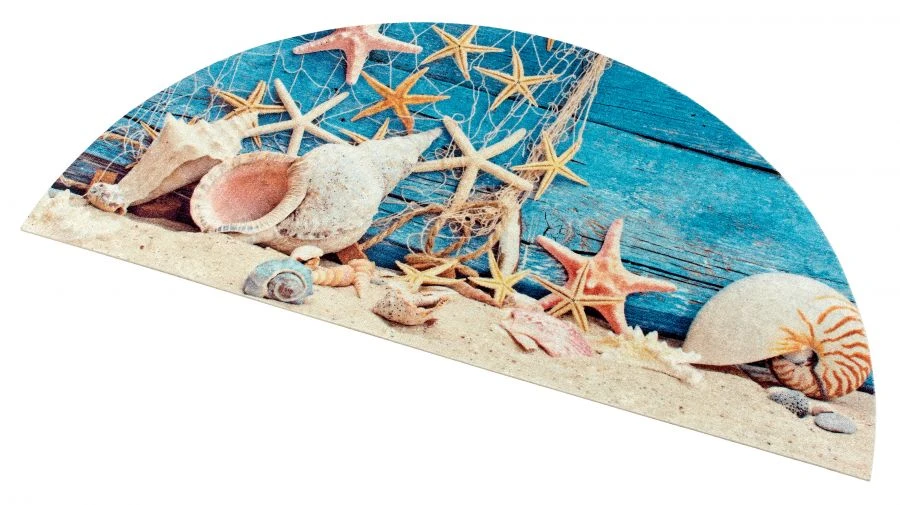 سجادة SHAHINTEX SILK PHOTOPRINT "أصداف" 62x31 (نصف دائري)