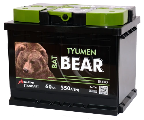 بطارية رصاصية لبدء محركات الاحتراق الداخلي 12 فولت Tyumen BatBEAR