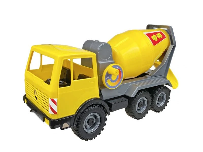 Bright Multi-functional 3-Axle Concrete Mixer Truck (New Colors) 42 cm