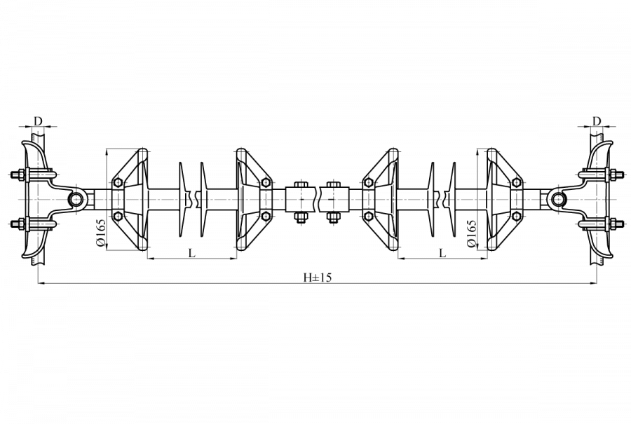 فاصل عازل بين الطور RMI 30/110-4500-P2-4