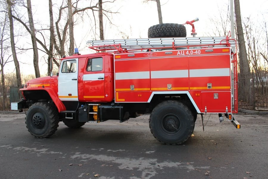 Fire Truck AЦ 4.0-40 (43206) on Ural 43206 Chassis