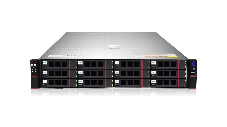 سيرفر QTECH ذو وحدتين للحلول التطبيقية، موديل QSRV-271212-P-R