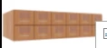 Catalog Module 6x2 with MDF Fronts and PVC Edging