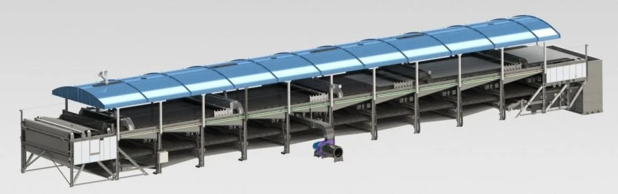 فلتر فراغ حزامي أفقي 4F120 نظام ترشيح عالي الأداء