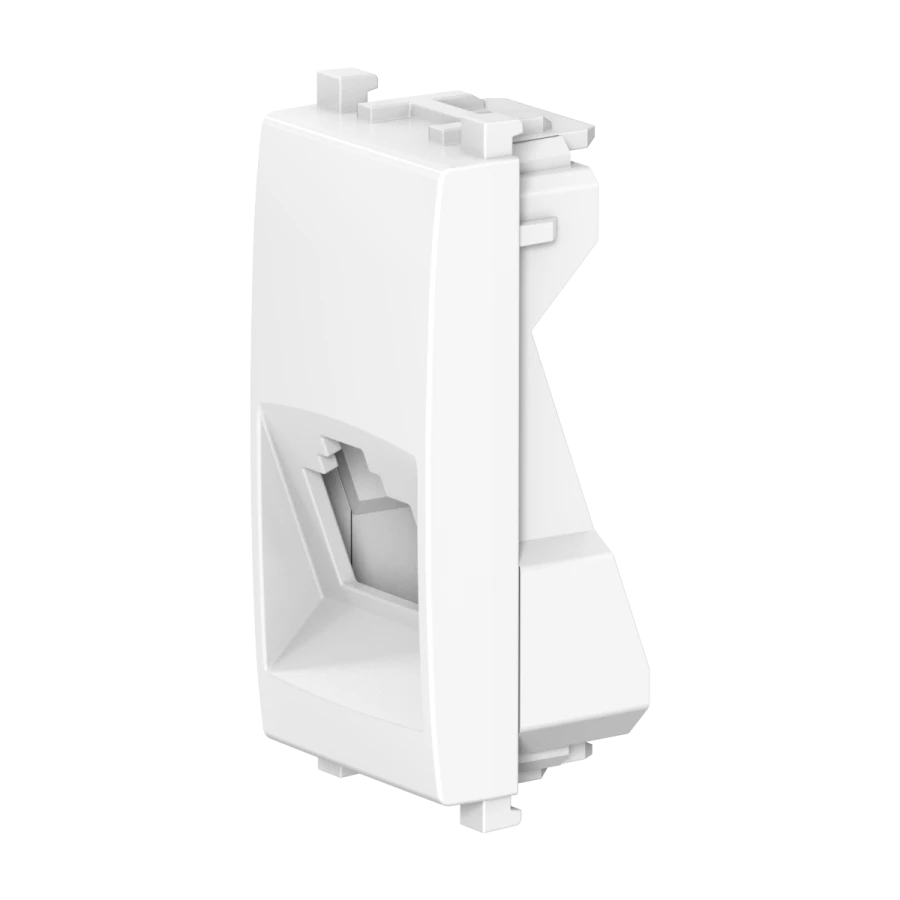 محول Caduceus Aling Experience Keystone RJ12/RJ45، 1م - أبيض، فن. 74201.0