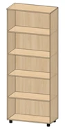 Document Shelf with 5 Compartments for A4 Files