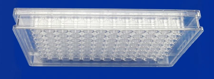لوحة مختبرية أحادية الاستخدام للأبحاث - PLC-3-96-0.3-PS مع غطاء