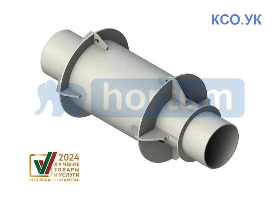 KSO.UK Axial Bellows Compensator with Reinforced Jacket, PN 25 Bar