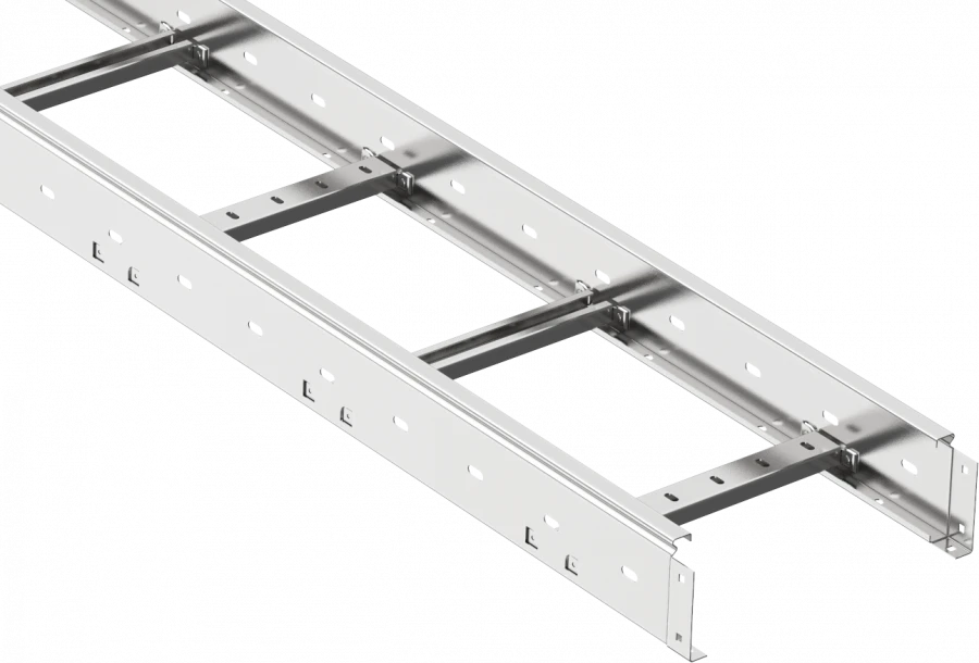 LESTA Metal Cable Tray 80x500x3000mm, Model CLM40-080-500-3-120