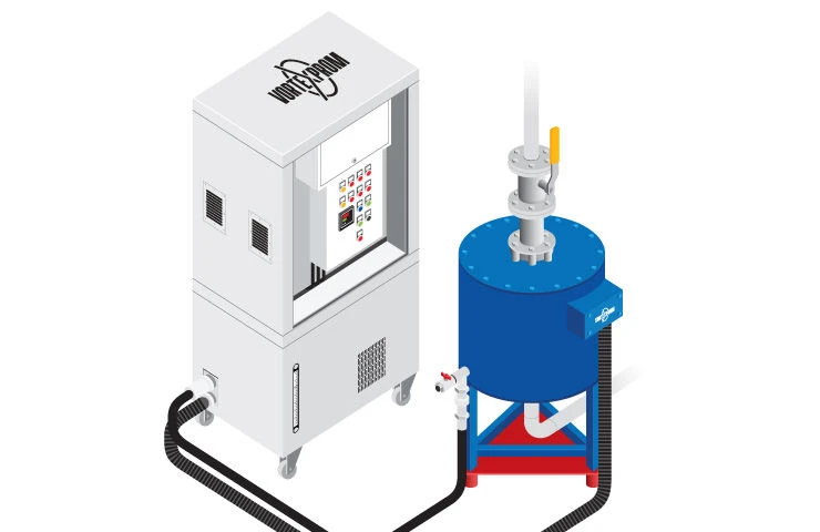 نظام VORTEXPROM CMD35 للخلط البارد
