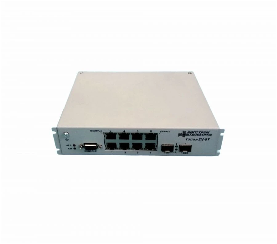 Managed Switch Topaz-2X-8T8P for Reliable Networking