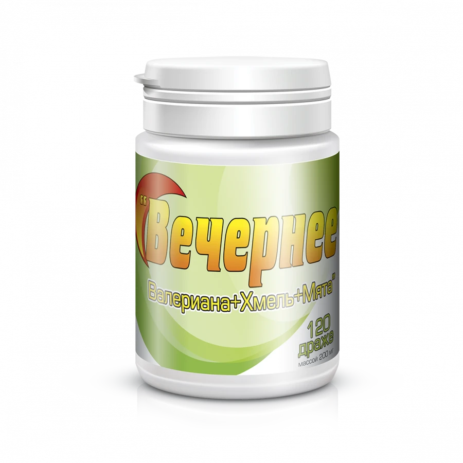 مزيج الأعشاب المسائي للنوم: فاليريان + هوبس + نعناع (رقم 120)