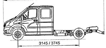شاسيه GAZelle NN، تعديل A22R22، محرك ديزل، N1