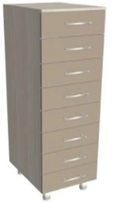 Medical cabinet with drawers KSHm 1-14