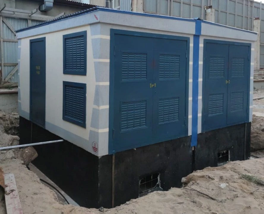 محطة تحويل كهربائية كتلية كاملة من النوع BKTP