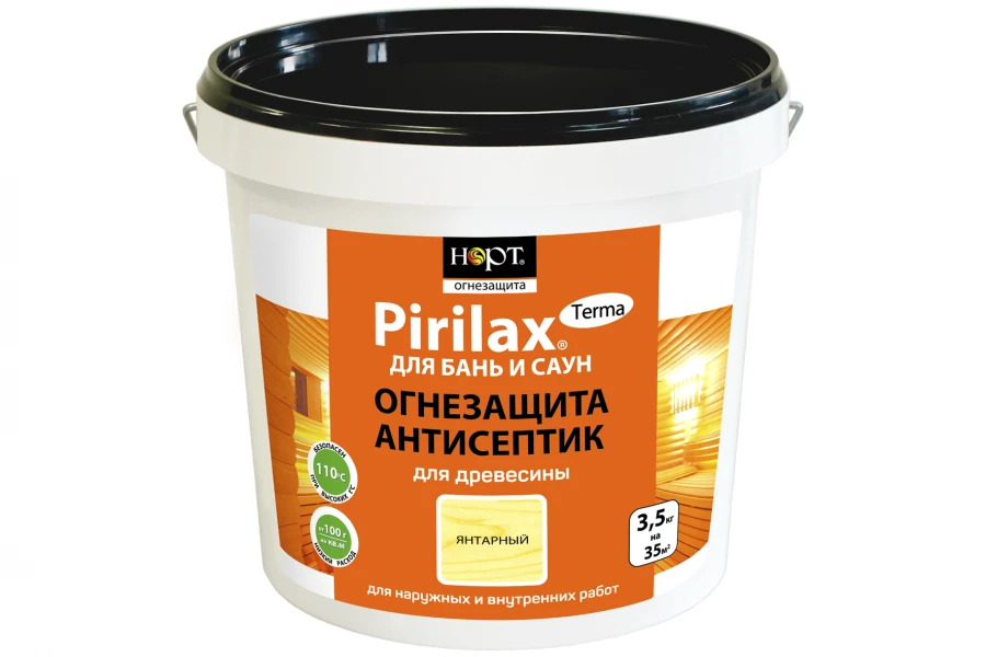 Wood Fire Protective Treatment and Antiseptic 3.5kg - Pirilax Therma