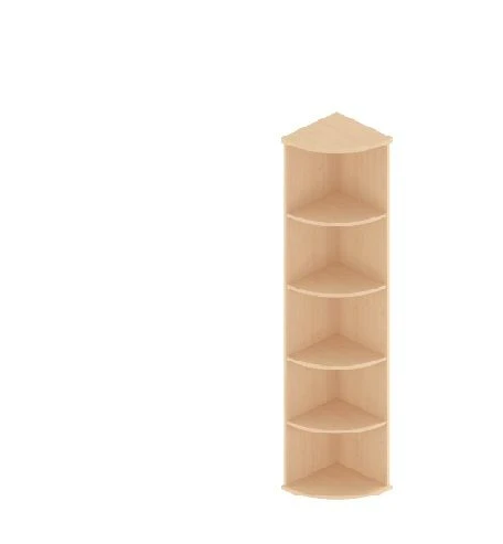 Open Wooden Corner Shelf SU-1