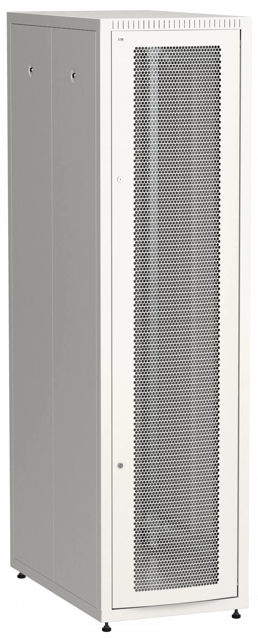 خزانة LINEA E 42U 600x1000 مم بأبواب معدنية مثقبة - LE35-42U61-PM