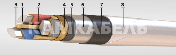 كابل طاقة بسلك ألمنيوم AABVG-6 3x150 (معزول)