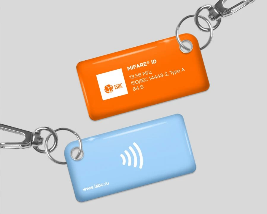 سلاسل مفاتيح ISBC® مع دائرة متكاملة MIFARE ID