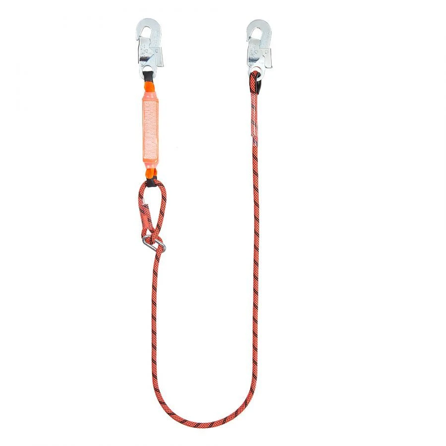 Length Adjustable Safety Lanyard with Shock Absorber, Model HS-A10