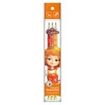 Round Graphite Pencils Set with Eraser "Tsarevny" TSR-3P-03