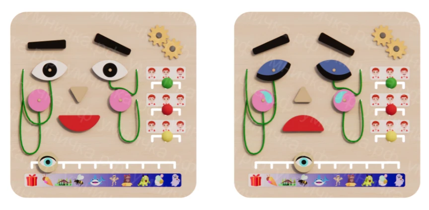 لوحة الأنشطة "المشاعر" T-010