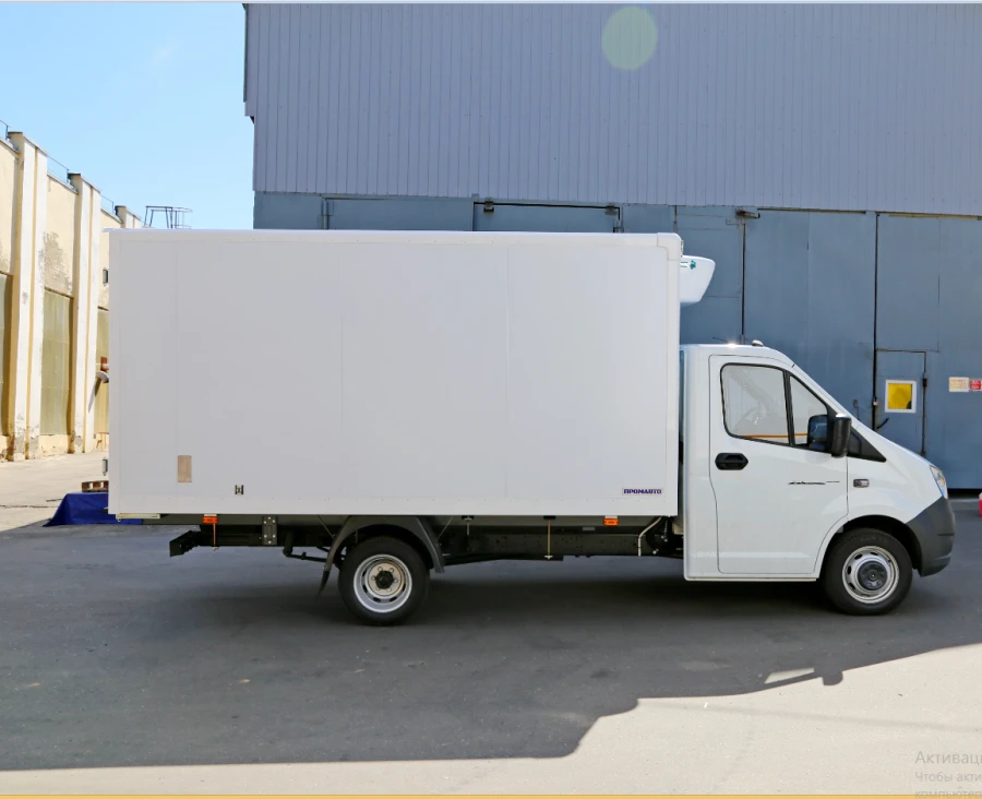 Isothermal Refrigerated Truck with Gasoline Engine Model 3008EC on GAZ Chassis A21R22, A21R23, A21R33, A22R23, A22R33, A21R25, A21R35, A22
