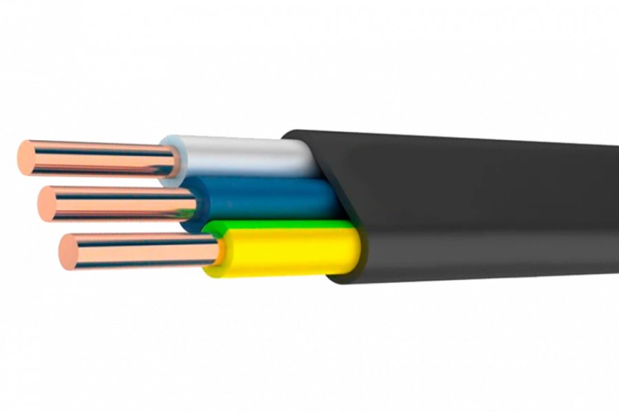 كابل الطاقة مع موصلات نحاسية وعزل من PVC، 0.66kV، نموذج ВВГ-Пнг(А)-LS-0,66