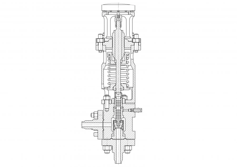 Impulse Safety Valve IK 100A DN 20 for Pressure Control