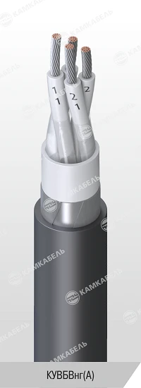 Control and Monitoring Cable with Tinned Copper Conductors, PVC Insulation KUVBВнг(А)