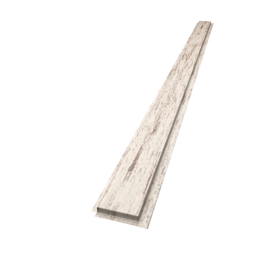 Yar Panel Linear Metal Cladding - L Narrow (145x2470mm) Bleached Oak