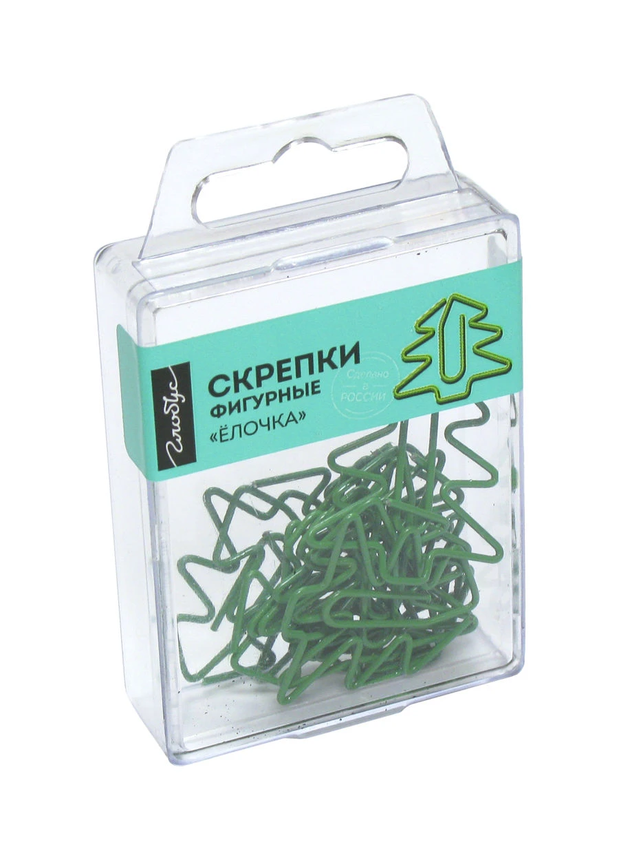 Colorful Christmas Tree Paper Clips, 33mm, Pack of 12
