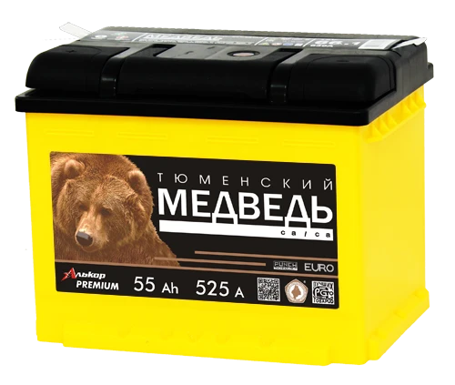 Lead-Acid Starter Battery for Internal Combustion Engines 12V 6ST-55VLA