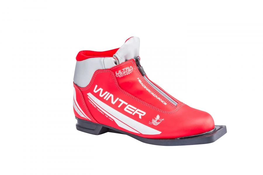 أحذية التزلج النسائية TREK WinterComfort1 الأحمر (شعار فضي) 75