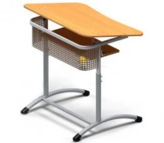 Adjustable Single Desk for Educational Institutions, Model PE-OUP4-6