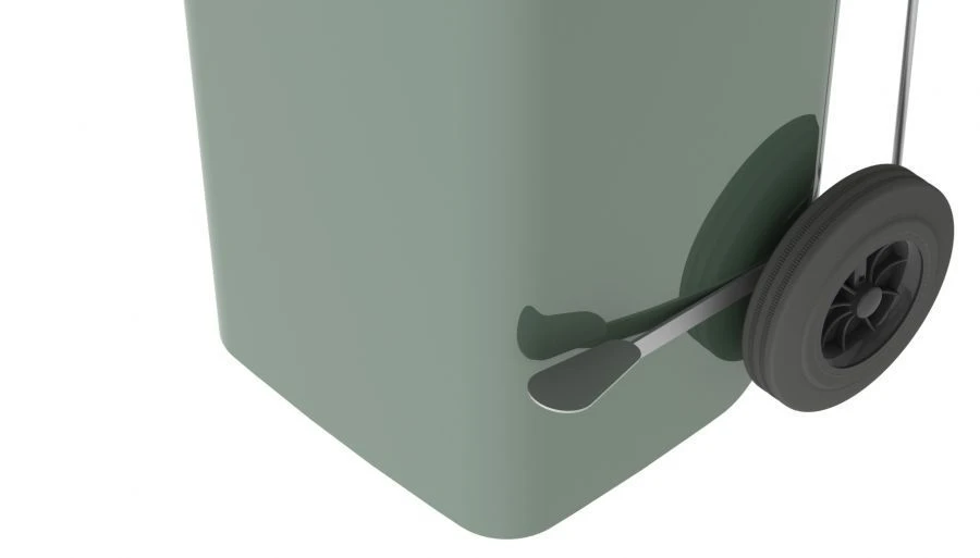Mobile Trash Container 120L Art. 27.C21 (20.805.98.PE; 21.054.98.PE)