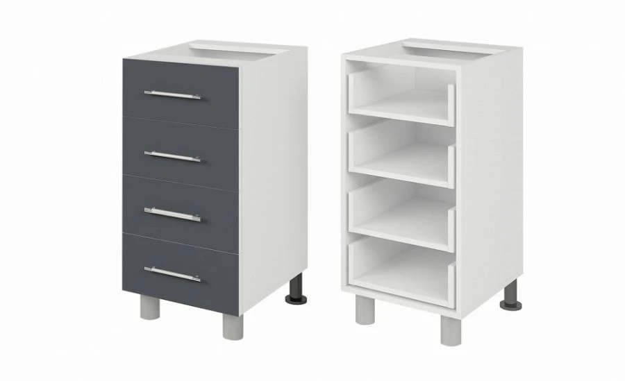 طاولة أرضية مع 4 أدراج - موديل STYA-4 من Edelwood