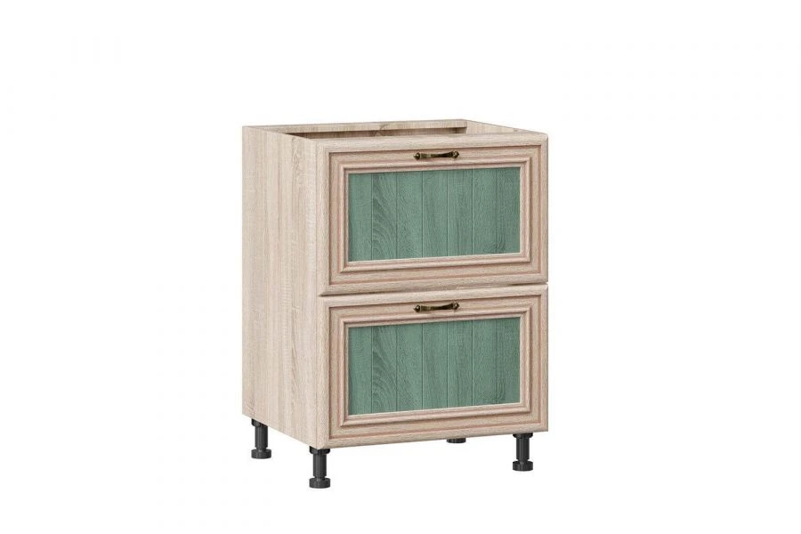 Country LD 245760.000 Lux Kitchen Base Cabinet Facade Set with 2 Drawers