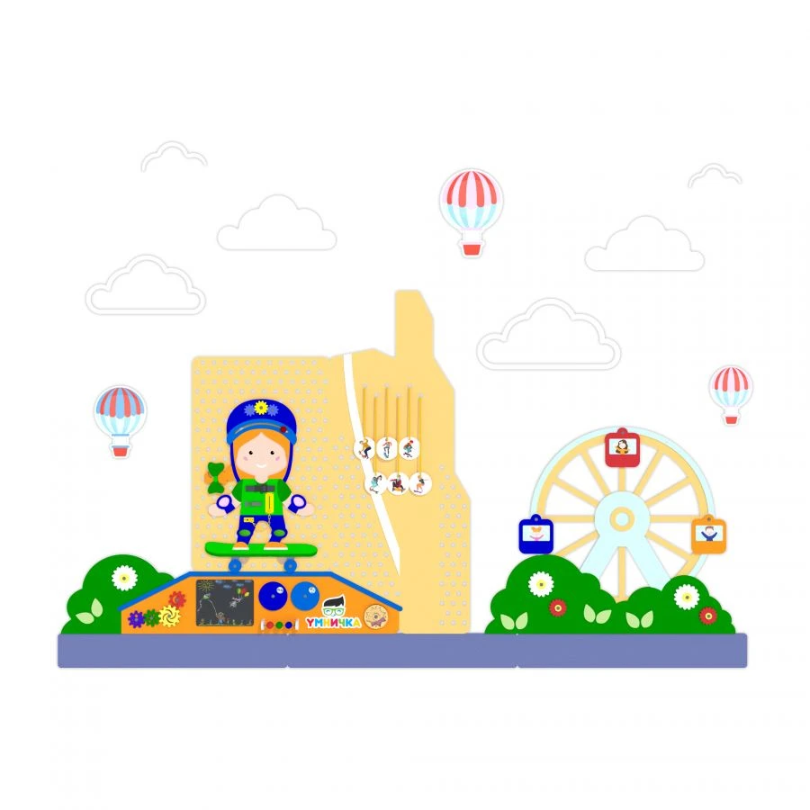 لوحة تطوير زخرفية "حديقة التزلج" PGS-0SP