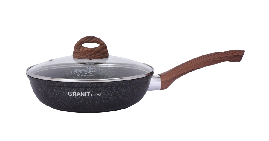 240mm Aluminum Cast Frying Pan with Non-Stick Coating Kukmara