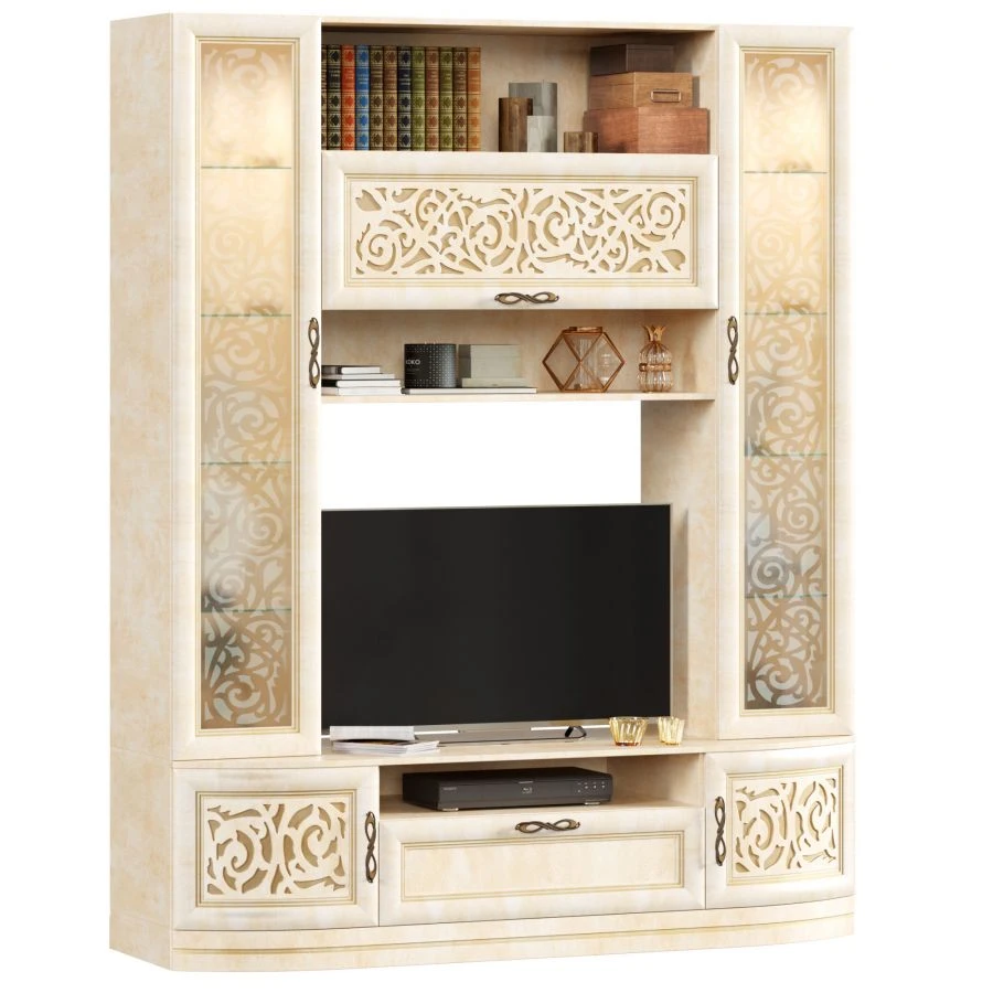 ألكسندريا LD 618010.000 منصة تلفاز (جلد لنتو/روستيكا)